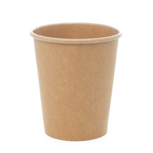 Kaffeebecher Kraft FSC® braun Ø 8,0cm 0,2L/8oz PE Beschichtung